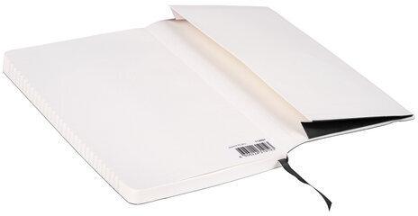 Блокнот А5 (130х210 мм), BRAUBERG ULTRA, под кожу, 80 г/м2, 96 л., клетка, черный, 113004