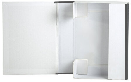 Короб архивный А4 (240х320 мм), 70 мм, 2 завязки, переплетный картон/бумвинил, до 600 л, 121011