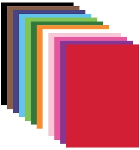 Картон цветной А4 ТОНИРОВАННЫЙ В МАССЕ, 48 листов 12 цветов, склейка, 180 г/м2, BRAUBERG, 210х297 мм, 124744