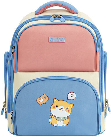 Рюкзак BRAUBERG CLASSIC, легкий каркас, премиум материал, "Tender", бежевый, 37х32х21 см, 272090