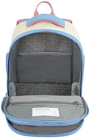 Рюкзак BRAUBERG CLASSIC, легкий каркас, премиум материал, "Tender", бежевый, 37х32х21 см, 272090