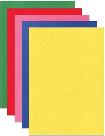 Картон цветной А4 БАРХАТНЫЙ, 5 листов 5 цветов, 180 г/м2, ЮНЛАНДИЯ, "ЮНЛАНДИК НА ОЗЕРЕ", 128975