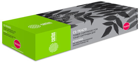 Тонер-картридж CACTUS (CS-TK420) для KYOCERA KM2550/2550F/2550S, ресурс 15000 стр.