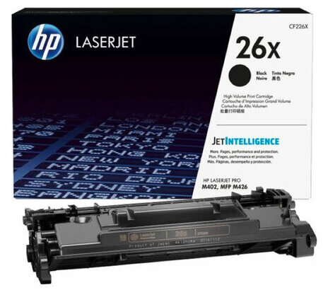 Картридж лазерный HP (CF226X) LaserJet Pro M402d/n/dn/dw/426dw/fdw/fdn, №26X, оригинальный, увеличенный ресурс 9000 страниц