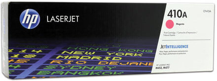 Картридж лазерный HP (CF413A) LaserJet Pro M477/M452, №410A, пурпурный, оригинальный, 2300 страниц