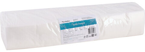 Воротник одноразовый мягкий белый 7х40 см, КОМПЛЕКТ 200 шт., спанлейс, 40 г/м2, ЧИСТОВЬЕ, 600-621