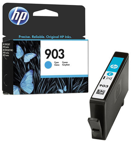Картридж струйный HP (T6L87AE) OfficeJet 6950/6960/6970, №903, голубой, ресурс 315 стр., оригинальный
