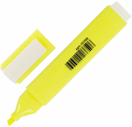 Текстовыделитель ЮНЛАНДИЯ "COLORSTAR", ЖЕЛТЫЙ, линия 1-4 мм, 151700