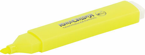 Текстовыделитель ЮНЛАНДИЯ "COLORSTAR", ЖЕЛТЫЙ, линия 1-4 мм, 151700