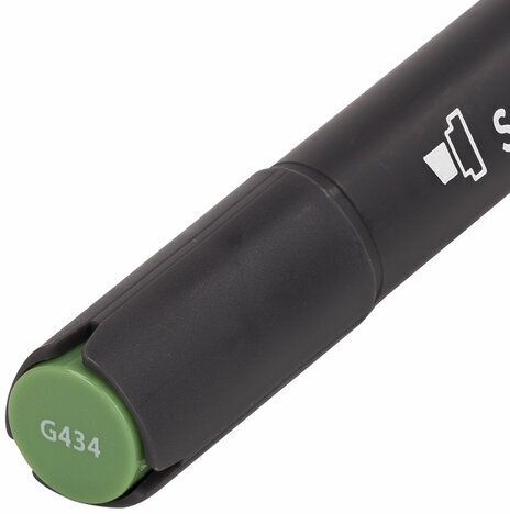 Маркер для скетчинга двусторонний 1 мм - 6 мм BRAUBERG ART CLASSIC, ТЕМНО-ОЛИВКОВЫЙ (G434), 151804