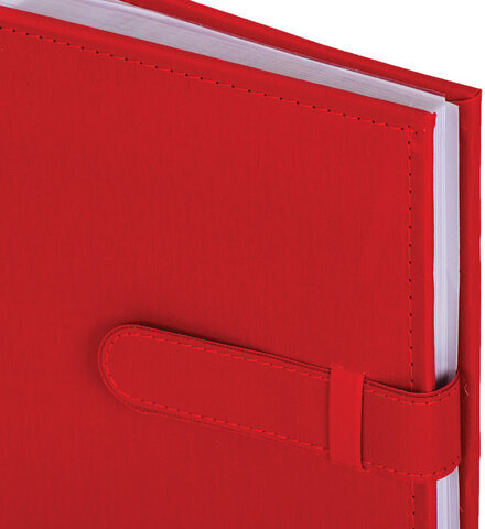 Фотоальбом BRAUBERG на 200 фото 10х15 см, под кожу, бумажные страницы, бокс, красный, 391193