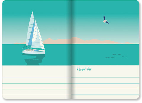 Тетради 40 л. в точку обложка SoftTouch, НАБОР 3 шт., бежевая бумага 70 г/м2, сшивка, А5 (147х210 мм), MEMORIES,BRAUBERG, 403803