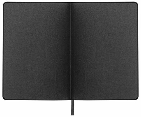 Ежедневник датированный 2024 А5 138x213 мм BRAUBERG "Stylish", под кожу, черный, 114889