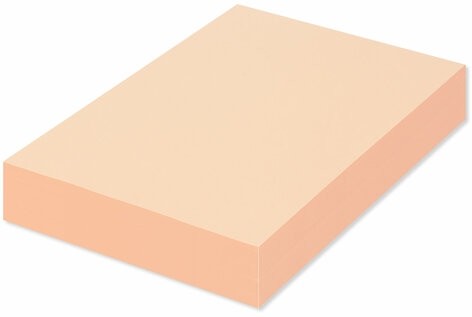 Бумага цветная DOUBLE A, А4, 80 г/м2, 500 л., пастель, светло-оранжевая