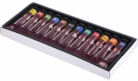 Акварель художественная в тубах НАБОР 12 цветов по 12 мл, BRAUBERG ART PREMIERE, 191766