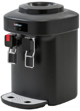 Кулер для воды HOT FROST D65EN, настольный, НАГРЕВ/ОХЛАЖДЕНИЕ ЭЛЕКТРОННОЕ, 2 крана, черный, 110206501