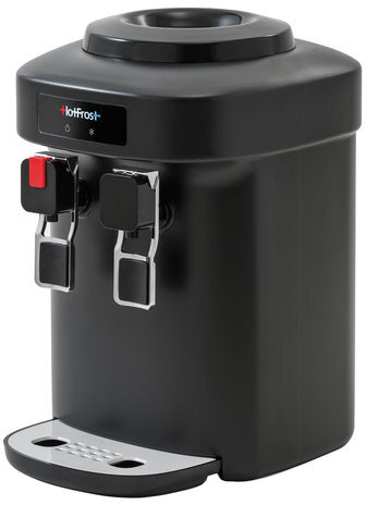 Кулер для воды HOT FROST D65EN, настольный, НАГРЕВ/ОХЛАЖДЕНИЕ ЭЛЕКТРОННОЕ, 2 крана, черный, 110206501