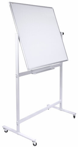 Доска магнитно-маркерная НА СТЕНДЕ 100х150 см, 2-сторонняя, STAFF, 238012