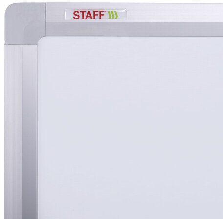 Доска магнитно-маркерная НА СТЕНДЕ 100х150 см, 2-сторонняя, STAFF, 238012