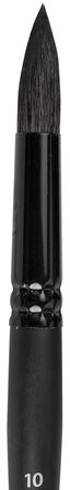 Кисть художественная проф. BRAUBERG ART CLASSIC, белка, круглая, № 10, 200916