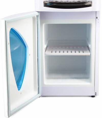 Водораздатчик-кулер БЕЗ НАГРЕВА И ОХЛАЖДЕНИЯ, AQUA WORK 0.7-LWR, напольный, шкаф, 2 крана, белый, 23211