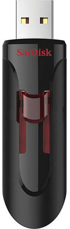 Флеш-диск 16 GB, SANDISK Cruzer Glide, USB 2.0, черный, SDCZ60-016G-B35