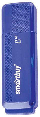 Флеш-диск 8 GB, SMARTBUY Dock, USB 2.0, синий, SB8GBDK-B