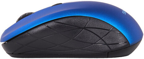 Мышь беспроводная SONNEN V-111, USB, 800/1200/1600 dpi, 4 кнопки, оптическая, синяя, 513519