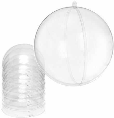 Пластиковые шары для поделок, 7 см, 5 шт., BRAUBERG HOBBY, 665390