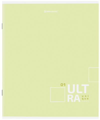 Тетрадь А5, 80 л., BRAUBERG, скоба, клетка, обложка картон, "Unique Tone", 404411