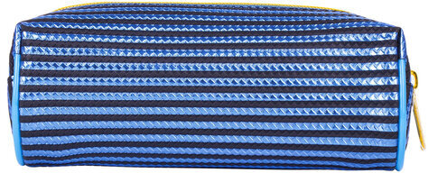 Пенал-косметичка BRAUBERG, мягкий, "Royal", голубой, 19х6х6 см, 229023