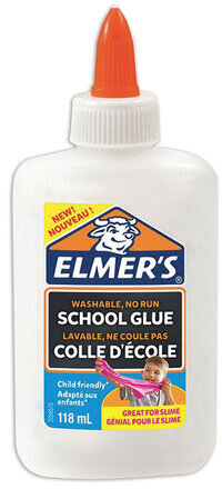 Клей для слаймов ПВА ELMERS &quot;School Glue&quot;, 118 мл (1 слайм), 2079101