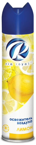 Освежитель воздуха аэрозольный 300 мл, RIO ROYAL (Рио Роял), "Лимон"