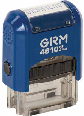 Штамп стандартный &quot;ОПЛАЧЕНО&quot;, оттиск 26х9 мм синий, GRM 4910 Р3, 110491010