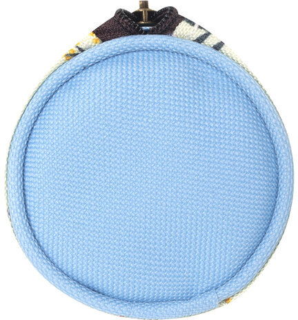 Пенал-тубус BRAUBERG, 1 отделение, полиэстер, "Dream", голубой, 20х7 см, 270266