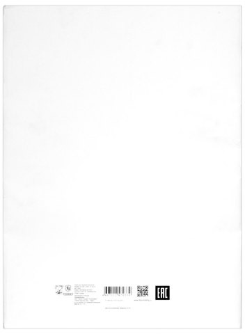 Папка для черчения БОЛЬШАЯ А3, 297х420 мм, 24 л., 200 г/м2, без рамки, ватман СПБФ ГОЗНАК, 3с63