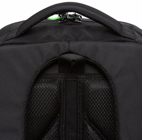 Рюкзак GRIZZLY школьный, анатомическая спинка, 2 отделения, для мальчиков, STREET, салатовый, 39х26х19 см, RB-456-6/1