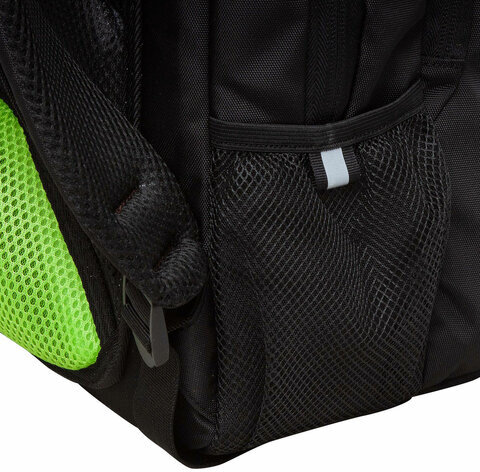 Рюкзак GRIZZLY школьный, анатомическая спинка, 2 отделения, для мальчиков, STREET, салатовый, 39х26х19 см, RB-456-6/1