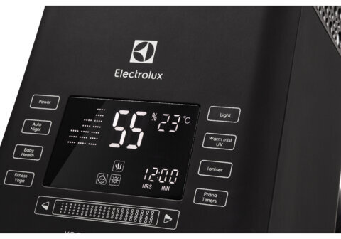 Увлажнитель воздуха ELECTROLUX EHU-3810D, объем бака 6,3 л, 110 Вт, гигростат, черный, НС-1103479