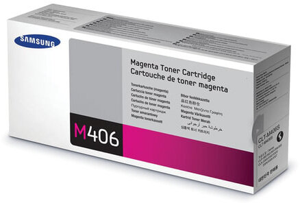 Картридж лазерный SAMSUNG (CLT-M406S) CLP-365/365W, CLX-3300/3305W и другие, оригинальный, пурпурный