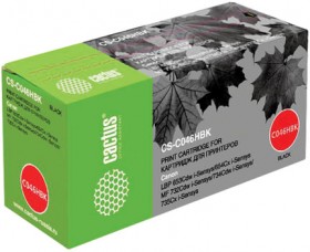 Картридж лазерный CACTUS (CS-046HBK) для CANON LBP-653Cdw/654Cx/MF732Cdw, черный, ресурс 6300 стр., CS-C046HBK