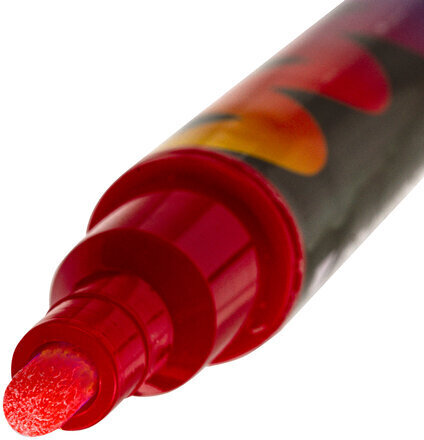 Маркер меловой "POP-ART" КРАСНЫЙ, 3,5 мм, стираемый, для гладких поверхностей, BRAUBERG, 151521