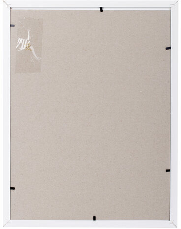 Рамка 30х40 см, белая STAFF "Grand", багет 18 мм, стекло, МДФ, 391195