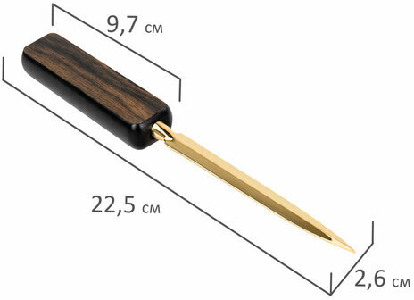 Набор настольный GALANT "Blackwood" из дерева, 8 предметов, цвет "чёрное дерево", 238165
