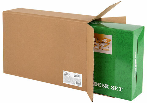 Набор настольный GALANT "Blackwood" из дерева, 8 предметов, цвет "чёрное дерево", 238165