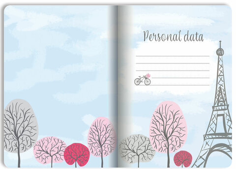 Тетрадь-скетчбук 40 л. обложка SoftTouch, бежевая бумага 70 г/м2, сшивка, А5 (147х210 мм), CHARM, BRAUBERG, 403804