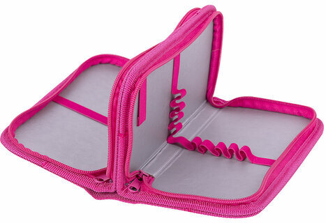 Пенал ЮНЛАНДИЯ, 2 отделения, полиэстер, 19х11 см, "Pandamania", 271540