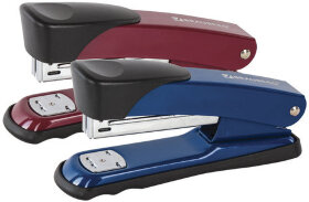 Степлер №24/6, 26/6 металлический BRAUBERG &quot;Universal&quot;, до 20 листов, ассорти (синий /бордовый), 222549