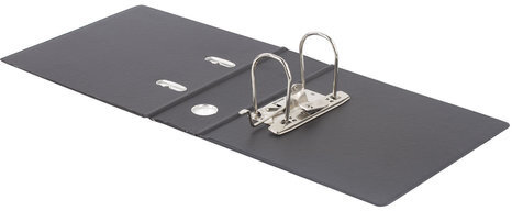 Папка-регистратор МАЛЫЙ ФОРМАТ (148х210 мм), А5, 70 мм, ВЕРТИКАЛЬНАЯ, двухстороннее покрытие, ПВХ, черная, BRAUBERG, 223188