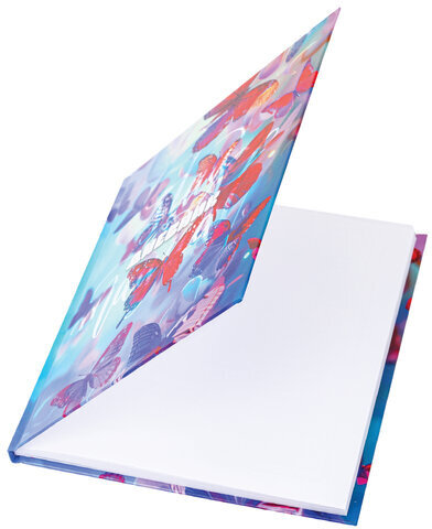 Дневник 1-4 класс 48 л., твердый, BRAUBERG, глянцевая ламинация, с подсказом, "Бабочки", 107151